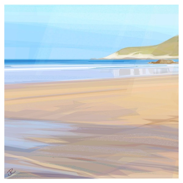 Golden Morning art card