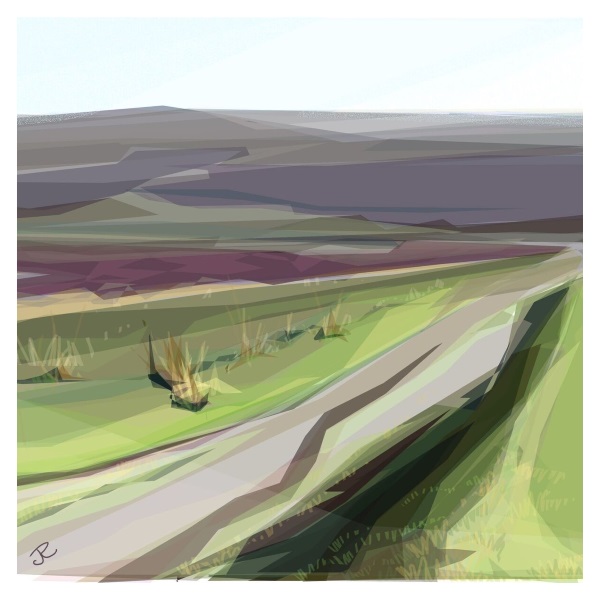 Summer on the Moor art card